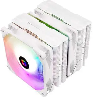 Peerless Assassin 120 White ARGB CPU Air Cooler,6 Heat Pipes,TL-C12W-S PWM Fan,Aluminium Heatsink Cover, AGHP Technology,for AMD AM4/AM5/Intel LGA 1700/115X/1200/2011/1851