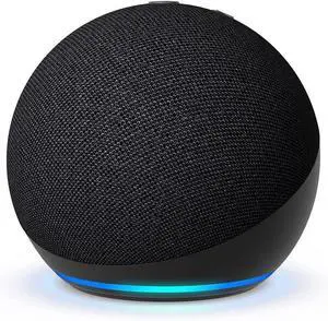 FOR Like- Dot (newest model), Vibrant sounding Alexa speaker, Great for bedrooms, dining rooms and offices, Charcoal