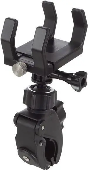 Bluetooth Speaker Mount - Holds Angle 3 Golf and H2O Special Edition Speakers - for Golf Cart, Boat, Kayak, Bike, and More (Black)