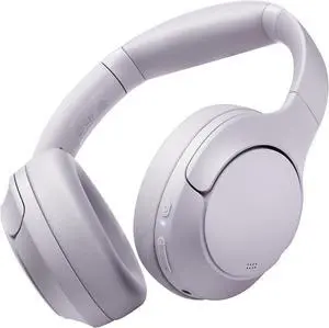 HT2 Hybrid Active Noise Cancelling Headphones, Wireless Over Ear Bluetooth Headset, 60H Playtime, Hi-Res Audio Custom EQ via App Deep Bass Comfort Fit Ear Cups, for Home Office Travel Purple
