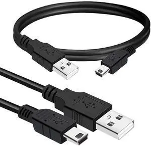 Mini USB Charger Cable for TI 84 Plus CE Calculator - USB Charge and Data Cord Compatible with Texas Instruments TI84 Plus CE, TI-84 Plus, TI 89 Titanium, TI Nspire CX Graphing Calculator (6-Feet)