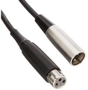 FOR C25B 25Feet HeavyDuty Cable XLR Connector on Microphone End Black