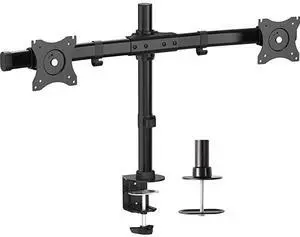 FOR Dual Monitor Curved Horizontal Array Desk Mount Stand fits Screens up to 27 inches STAND-V002E