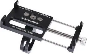 FOR Bicycle & Motorcycle Phone Mount Aluminum Alloy Universal Bike Handlebar Phone Mount Holder Adjustable Compatible with iPhone X XR Xs 7s 8 Plus Compatible with SamsungS9/S8/Note5/4 (Black)