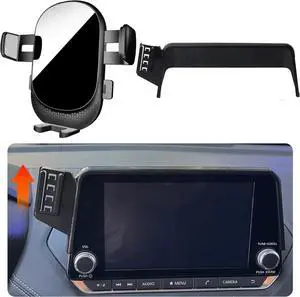 Car Phone Holder for Auto Accessories[Only for 2019-2025 Altima's 8-inch touchscreen] [Auto Lock Hands Free Automobile Cell Phone Mount]