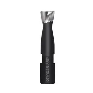Solid Carbide Bit 10mm for DF500 Domino Joiner, Spiral Flute Router Cutter for Mortise Cutting, Tungsten Carbide Replacement Bit, 1 Pack Solid Carbide Bit 10mm for DF500 Domino Joiner, Spiral Flute Router Cutter for Mortise Cutting, Tungsten Carbide Replacement Bit, 1 Pack