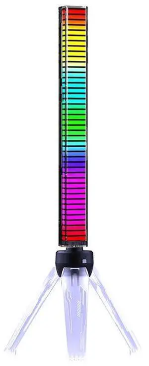 RGB Rechargeable Sound Control Light, Voice-Activated Pickup Music Rhythm Lights, Creative Colorful LED Ambient Light one pack RGB Rechargeable Sound Control Light, Voice-Activated Pickup Music Rhythm Lights, Creative Colorful LED Ambient Light one pack