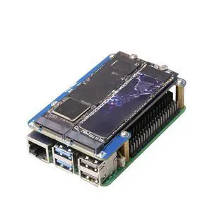 MPS2280D for 5 PCIE to M.2 dual SSD HAT supports 2280/2242/2230 SSD
