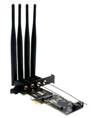 M.2 PCI-E Adapter Card M.2 to PCIe X1 Adapter for 3G/4G and WiFi Cards
