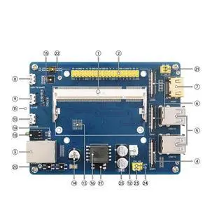 CM4S CM3 3Lite 3+ 3+Lite series core board computing module PoE board computing module expansion board