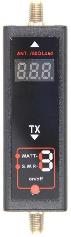 SW-33 Mini VSWR Meter 100MHz-520MHz Portable Two-Way Radio Antenna Tester US Regulator