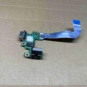 09Y3YW For 14R N4010 VGA Video Ethernet Port Board with Cable DA0UM8PI6D0 9Y3YW