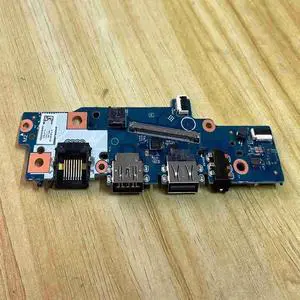 0FTKJ8 14 IO 3420 E3420 Laptop Power Button Switch USB Audio Ethernet IO Board 213644-2 0FTKJ8 14 IO 3420 E3420 Laptop Power Button Switch USB Audio Ethernet IO Board 213644-2