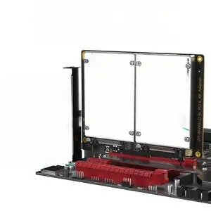 Dual U.2 SSD to PCIe 4.0 X8 adapter, supports 2 U.2 SSD or, no PCI-E splitter function Dual U.2 SSD to PCIe 4.0 X8 adapter, supports 2 U.2 SSD or, no PCI-E splitter function
