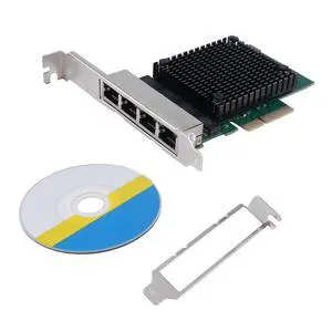 PCIE X4 2.5G Gigabit NIC 8125B 4-port Ethernet NIC Desktop Server NIC PCIE X4 2.5G Gigabit NIC 8125B 4-port Ethernet NIC Desktop Server NIC