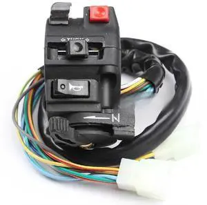 Motorcycle modification parts 110-250cc four-wheel off-road beach car left hand five-function switch assembly Motorcycle modification parts 110-250cc four-wheel off-road beach car left hand five-function switch assembly