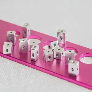 Chassis DIY six-sided nut fixing baffle M3 thread 10x10x6 Chassis DIY six-sided nut fixing baffle M3 thread 10x10x6