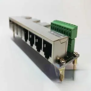 RS485 Industrial Controller Bus Serial Distribution Hub Connector RJ45 Intercommunication Network Port RS485 Industrial Controller Bus Serial Distribution Hub Connector RJ45 Intercommunication Network Port
