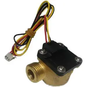 High temperature resistant brass boiling water hot water liquid turbine flowmeter 4-point flow sensor High temperature resistant brass boiling water hot water liquid turbine flowmeter 4-point flow sensor