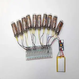 Nch6300hv Nixie tube glow clock digital tube high voltage boost module. Lithium battery or 5V USB input Nch6300hv Nixie tube glow clock digital tube high voltage boost module. Lithium battery or 5V USB input