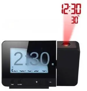 Projection WIFI smart clock automatic time standard silent clock temperature and humidity dual alarm clock Projection WIFI smart clock automatic time standard silent clock temperature and humidity dual alarm clock