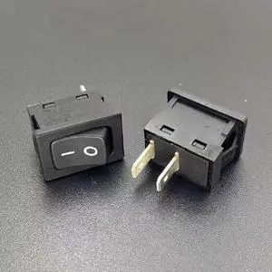 10pcs/batch CRT-1115-0 CRT-1115-O Reset rocker switch 2-pin 2-speed power button 250V 10A 10pcs/batch CRT-1115-0 CRT-1115-O Reset rocker switch 2-pin 2-speed power button 250V 10A