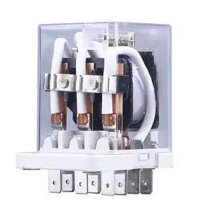 -38F 40A high power relay with base DC12V DC24V AC220V 3NO 3NC 11 pin fireproof shell relay -38F 40A high power relay with base DC12V DC24V AC220V 3NO 3NC 11 pin fireproof shell relay