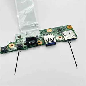 For 100E 300E 2nd Generation 2 81M9 USB Jack Audio Sound Power Button Board With Wire Switch BH5860C 3005-04747 For 100E 300E 2nd Generation 2 81M9 USB Jack Audio Sound Power Button Board With Wire Switch BH5860C 3005-04747