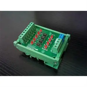 4-way isolation board PLC signal level voltage conversion board 1.8/3.3/5/12/24V 4-way isolation board PLC signal level voltage conversion board 1.8/3.3/5/12/24V