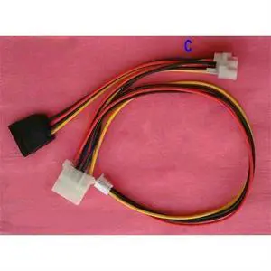 Car computer power supply industrial control power supply hard disk power cable 4pin 2.54mm spacing pair 1 large 4p Car computer power supply industrial control power supply hard disk power cable 4pin 2.54mm spacing pair 1 large 4p