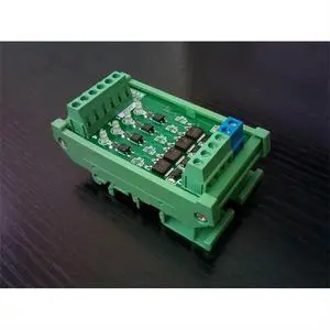 4-channel input fully compatible with PLC power amplifier solenoid valve driver board PNP output 4-channel input fully compatible with PLC power amplifier solenoid valve driver board PNP output