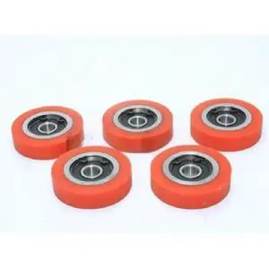 Edge banding machine tracking wheel 40x8x10 PU wheel contour wheel flush rubber wheel edge banding machine flush wheel Edge banding machine tracking wheel 40x8x10 PU wheel contour wheel flush rubber wheel edge banding machine flush wheel