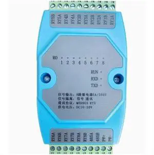 8-channel relay output module isolated RS485 acquisition communication controller 8-channel relay output module isolated RS485 acquisition communication controller