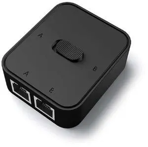 2-port RJ45 CAT6 selector 1000MHz 2 inputs 1 output / 1 input 2 outputs 2-port RJ45 CAT6 selector 1000MHz 2 inputs 1 output / 1 input 2 outputs