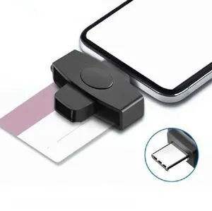 587B ID Card Reader USB-C Memory Card Reader Adapter for Computers 587B ID Card Reader USB-C Memory Card Reader Adapter for Computers