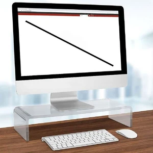 587B Acrylic Raising Screen PC Transparent Raising Shelf, suitable for bedrooms, with extra storage space. 587B Acrylic Raising Screen PC Transparent Raising Shelf, suitable for bedrooms, with extra storage space.