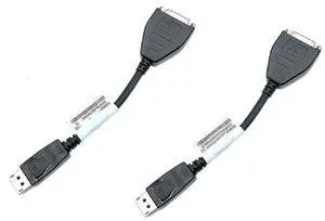 Two 45J7915 single-link DVI-D monitor adapters Two 45J7915 single-link DVI-D monitor adapters