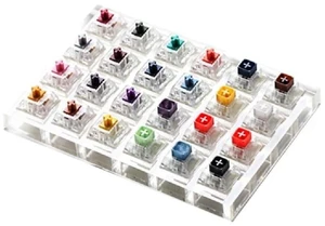 587B Keyboard Switch 24-Key Tester with Acrylic Transparent Keycaps 587B Keyboard Switch 24-Key Tester with Acrylic Transparent Keycaps