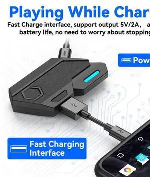 Gamepad Mobile Controller Game Keyboard Mouse Converter Bluetooth For Game Adapter