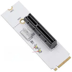 M.2 to PCI-e 1X 4X adapter card to 4X signal M.2 with light adapter card with 4-pin power cable