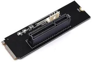 M2 to PCI-E 4X X1 slot riser card M2 M to PCI X4 adapter with LED indicator for miners