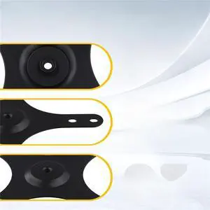 Portable Monitor Mounting Bracket Plate 1/4 Inch Screw Hole to 100x100mm 75x75mm, M4 Screw Set Wall Mount Bracket