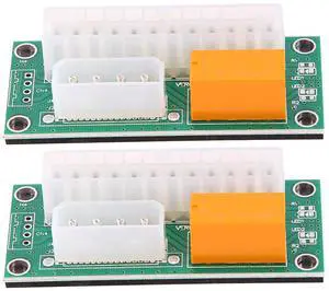 Dual PSU Multi Power Adapter, Add2Psu ATX 24-pin to 4-pin connector