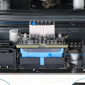 Computer motherboard USB 3.0 front 19N to 3.1 front panel connector-E adapter 20 to 19 pin expansion card
