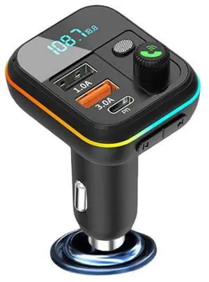 Car Charging MP3 Bluetooth 5.0 Player Bluetooth USB Flash Drive Memory Card QC 3.0 Fast Charging Voltage