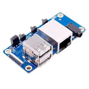 2 W expansion board interface board 100M network port + USB 2.0 + analog audio and video interface