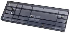 Plastic case for 60% mechanical keyboard, suitable for most mini mechanical keyboards GH60 A60 DZ60 XD60 black transparent