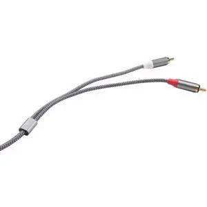 RCA Stereo Cable, [6ft/1.8m, Double Shielded Gold Plated] 2RCA Male to 2RCA Male Stereo Audio Cable for Home Theater