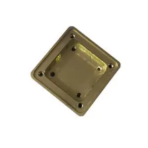 Aluminum alloy shell shielding box 19X19X5.5mm gold conductive oxidation multifunctional portable RF box