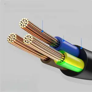 European 90 degree male plug to female socket power extension cable, suitable for PC computer PDU (0.6m)